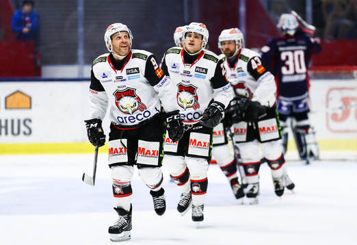 Malmö Redhawks Frederik Storm jublar