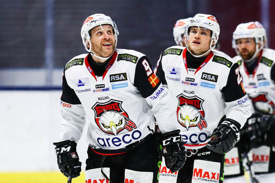 Malmö Redhawks Frederik Storm jublar