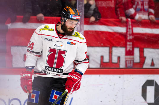 Örebros Nick Ebert deppar