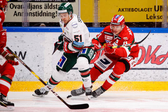 Frölundas Mats Rosseli Olsen och Moras Marek Daloga