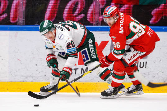 Frölundas Joel Lundqvist och Moras Niki Petti