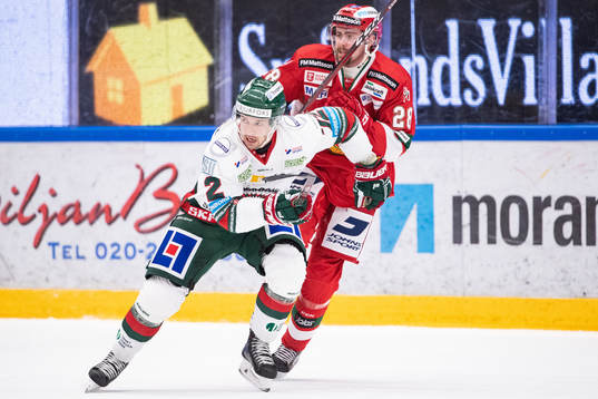 Frölundas Max Friberg och Moras Oskar Svanlund