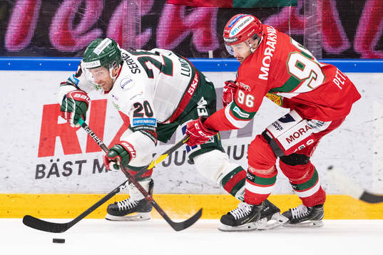 Frölundas Joel Lundqvist och Moras Niki Petti