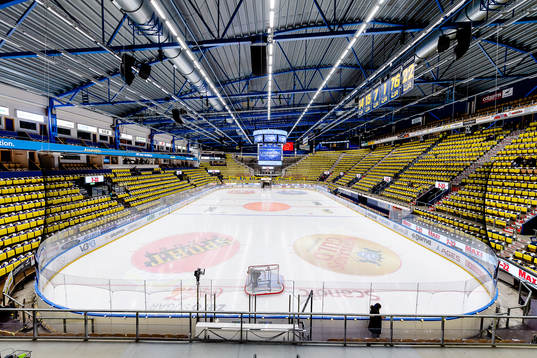 Generell interiör vy från Kinnarps arena före