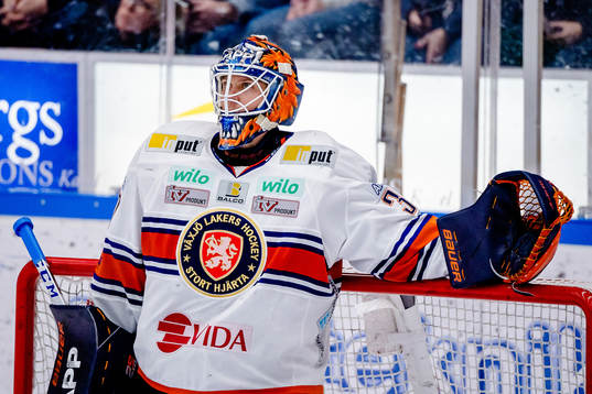 Växjös målvakt Viktor Fasth