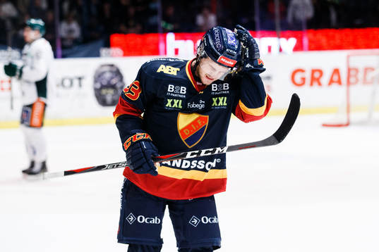 Djurgårdens Bobbo Petersson deppar