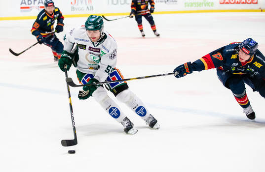 Färjestads Linus Johansson och Djurgårdens Djurgårdens