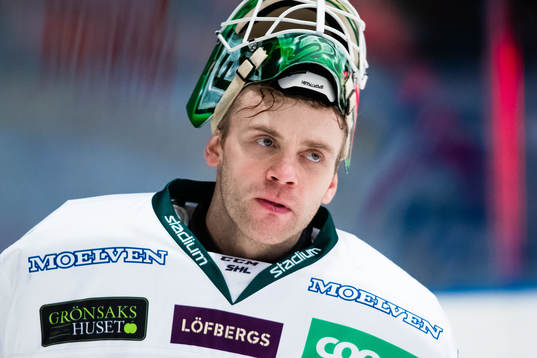 Färjestads målvakt Markus Svensson