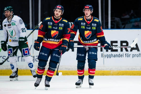 Djurgårdens Emil Bemström deppar med Olle Alsing