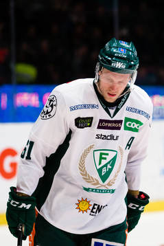 Färjestads Johan Ryno deppar