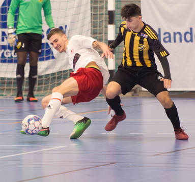 i matchen i innecupens seniorklass  mellan IFK Hässleholms