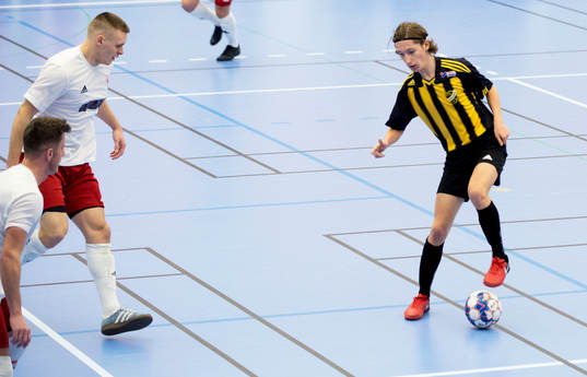 i matchen i innecupens seniorklass  mellan IFK Hässleholms