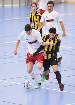 i matchen i innecupens seniorklass  mellan IFK Hässleholms