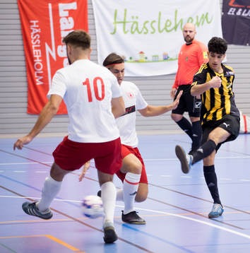 i matchen i innecupens seniorklass  mellan IFK Hässleholms