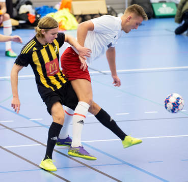 i matchen i innecupens seniorklass  mellan IFK Hässleholms