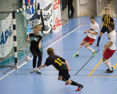 i matchen i innecupens seniorklass  mellan IFK Hässleholms
