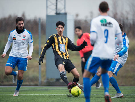 IFK Hässleholms Mustafa Oweidi träningsmatchen mellan IFK