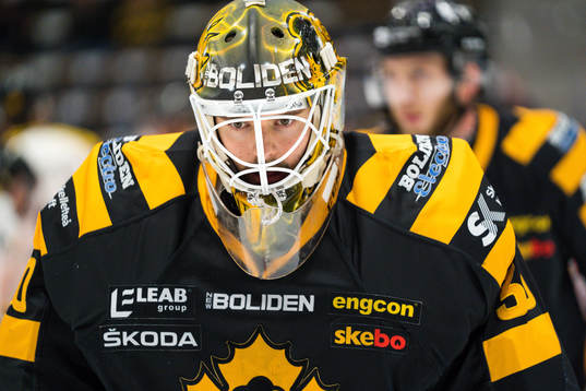 Skellefteås målvakt Gustaf Lindvall