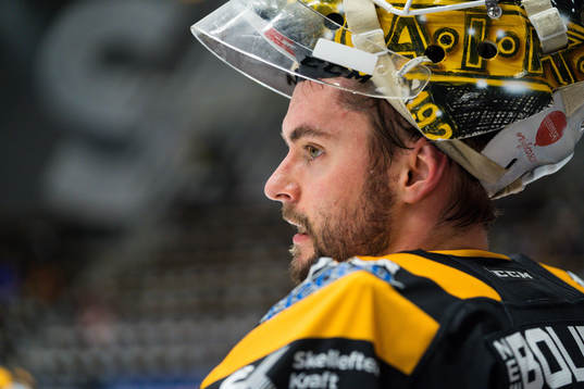 Skellefteås målvakt Gustaf Lindvall