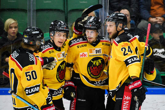 Luleås Emil Larsson jublar