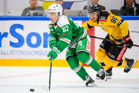 Rögles Leon Bristedt och Luleås Robin Kovacs
