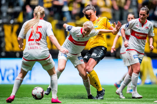 Ingrid Marie Karlsen Spord of Sandviken and Ingrid Syrstad