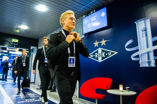 Birger Solberg Meling of Rosenborg arrives