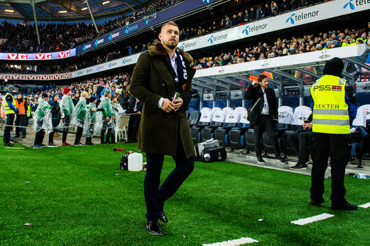 Marcus Pedersen of Strømsgodset looks dejected