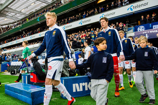 Jakob Glesnes and Morten Sætra of Strømsgodset
