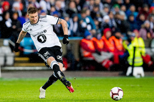 Nicklas Bendtner of Rosenborg