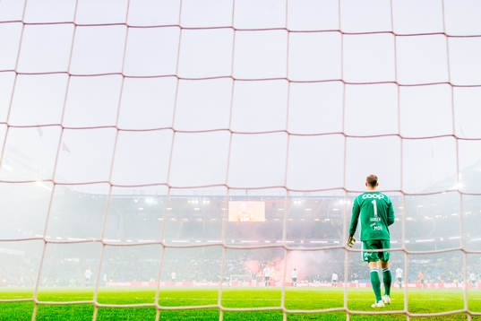 Goalkeeper André Hansen of Rosenborg