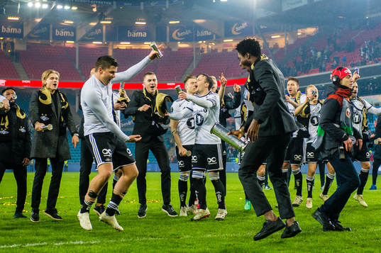 Pål Andre Helland and Mike Lindemann Jensen of Rosenborg
