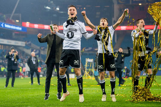Jonathan Levi and Vegar Eggen Hedenstad of Rosenborg