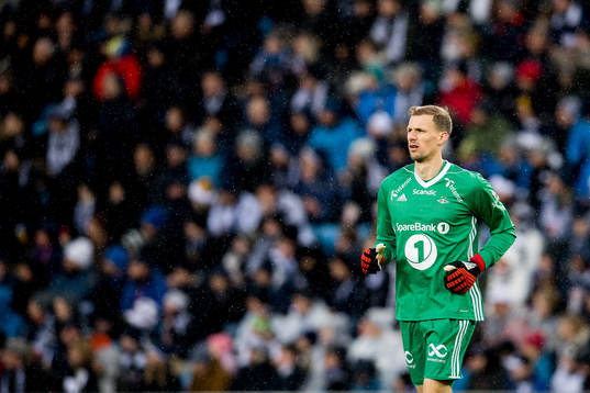 Goalkeeper André Hansen of Rosenborg