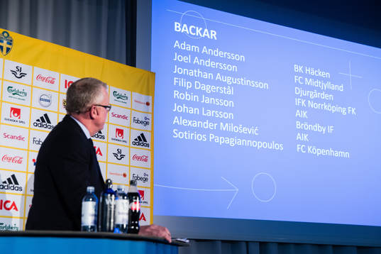 Sveriges förbundskapten Janne Andersson