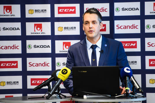 Sveriges förbundskapten Tomas Montén