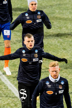 Daníel Grétarsson, Adam Örn Arnarson and Fredrik Carlsen