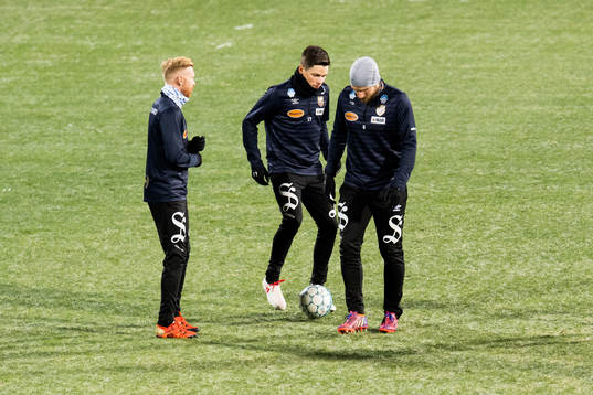 Fredrik Carlsen, Sondre Fet and Oddbjørn Lie of Aalesund