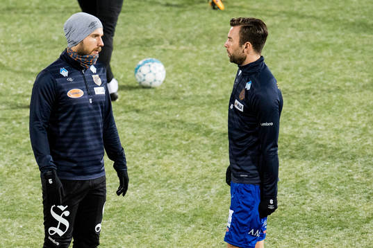 Oddbjørn Lie and Kaj Ramsteijn of Aalesund