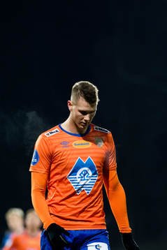 Hólmbert Fridjónsson of Aalesund looks dejected