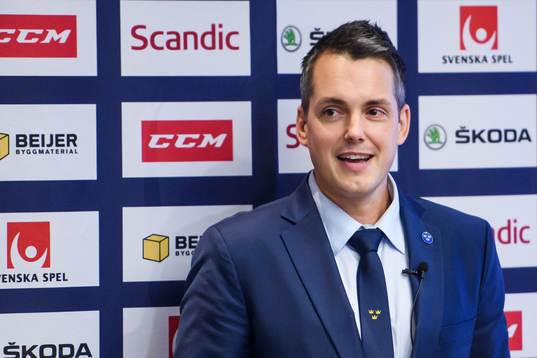 Sveriges förbundskapten Tomas Montén