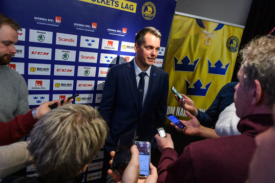 Sveriges förbundskapten Tomas Montén