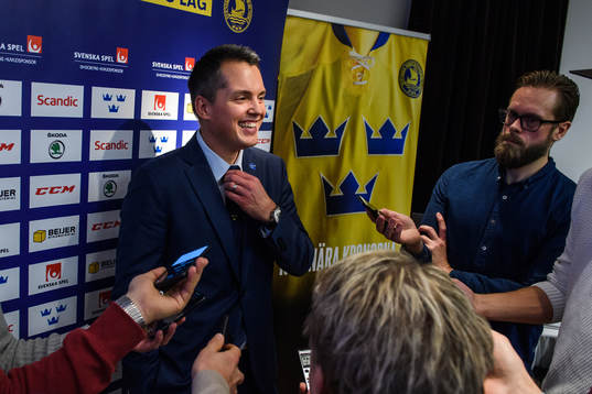 Sveriges förbundskapten Tomas Montén