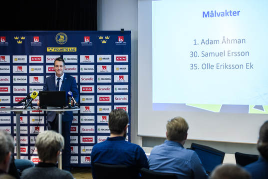 Sveriges förbundskapten Tomas Montén
