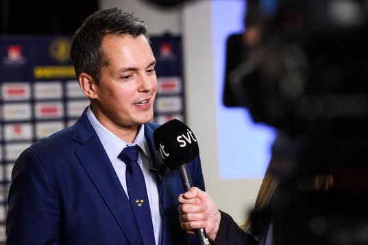 Sveriges förbundskapten Tomas Montén