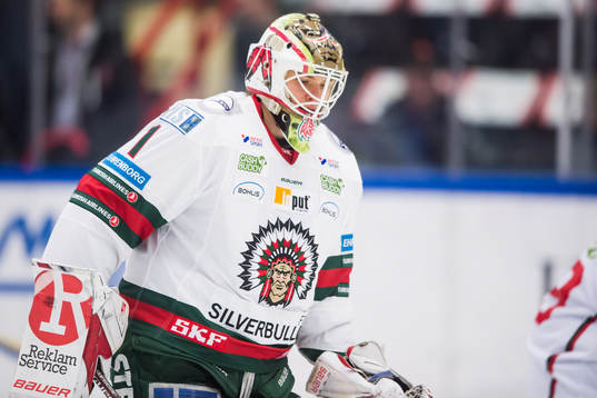 Frölundas målvakt Arvid Söderblom