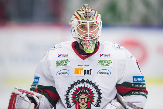 Frölundas målvakt Arvid Söderblom