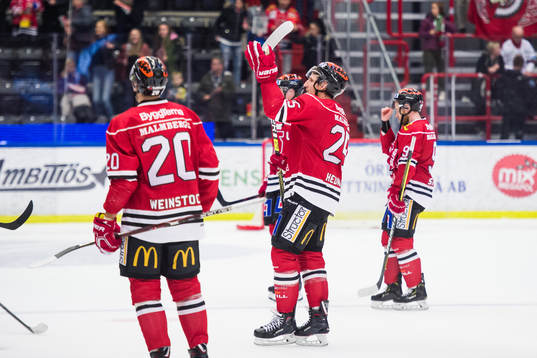 Örebros Anton Hedman jublar