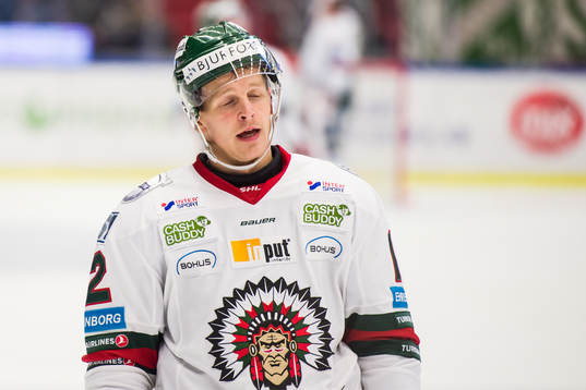 Frölundas Max Friberg deppar