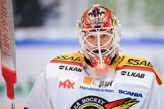 Luleås målvakt Niklas Rubin